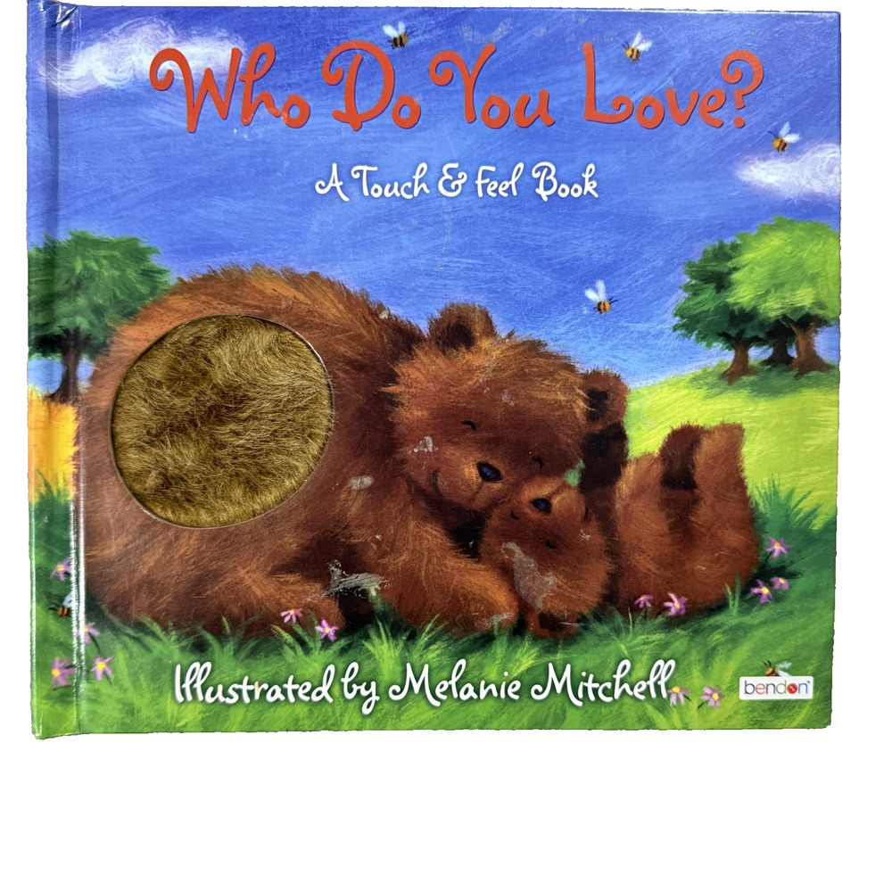 Bendon Piggy Toes Press Who Do You Love Touch and Feel Storybook 42800